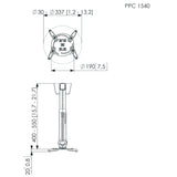 Supporto da Soffitto per Proiettore Vogel's PPC 1540