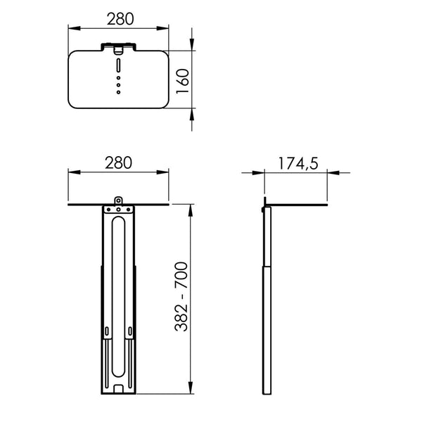 Supporto Vogel's PVA 5070