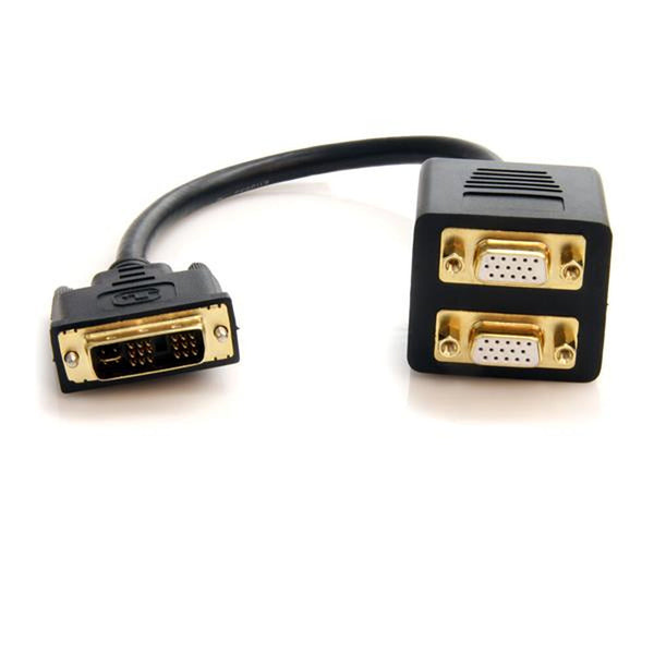 DVI -Adapter mit 2 VGA startEch DVVPL1V Nero 0,3 m