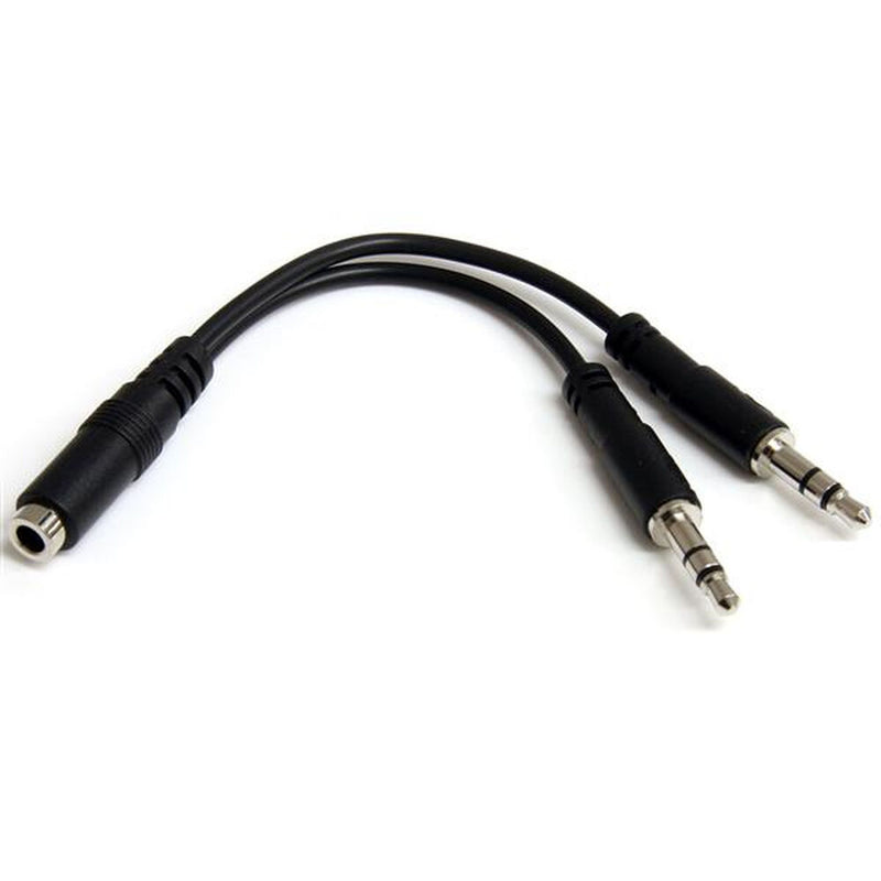 Jack Startech Muyhsfmm Schwarzer Audioadapter 0,13 m