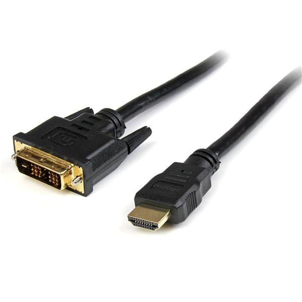 HDMI -Adapter mit DVI startEch Hdddvimm2m schwarz (2 m)