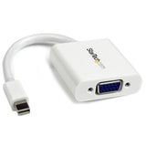 Mini DisplayPort -Adapter mit VGA startEch MDP2VGAW Weiß 0,12 m