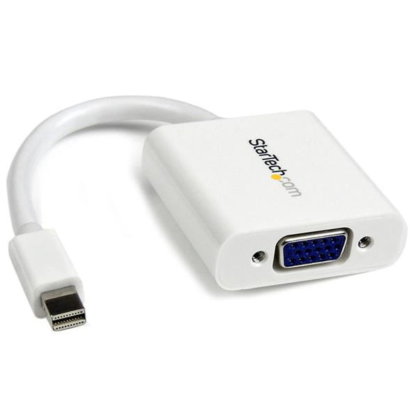 Mini DisplayPort -Adapter mit VGA startEch MDP2VGAW Weiß 0,12 m