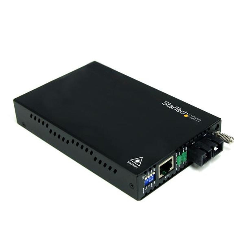 Media Converter Multimodale Startech ET90110SC2           Nero