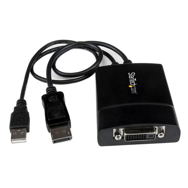 Adaptateur DisplayPort vers DVI StARTECH DP2DVID2 Black