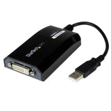 USB 3.0 -Adapter mit DVI startEch USB2DVIPRO2 Schwarz