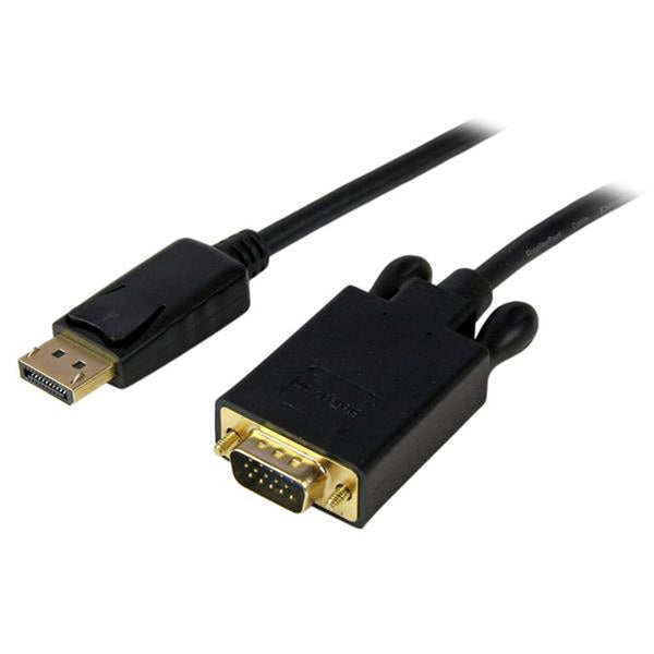 Adaptador de displayport a DVI Startech DP2VGAMM3B Negro 90 cm 0.9 m