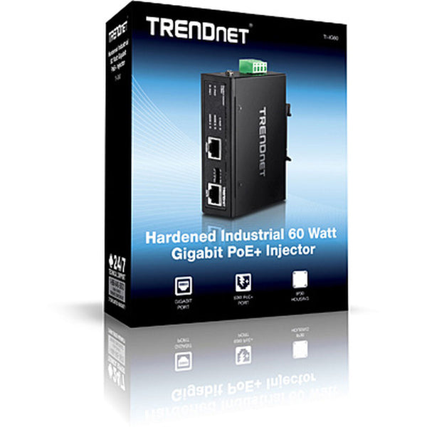 Poe Trendnet Poe Trendnet Ti-Ig60 1000 Mbit / s noir