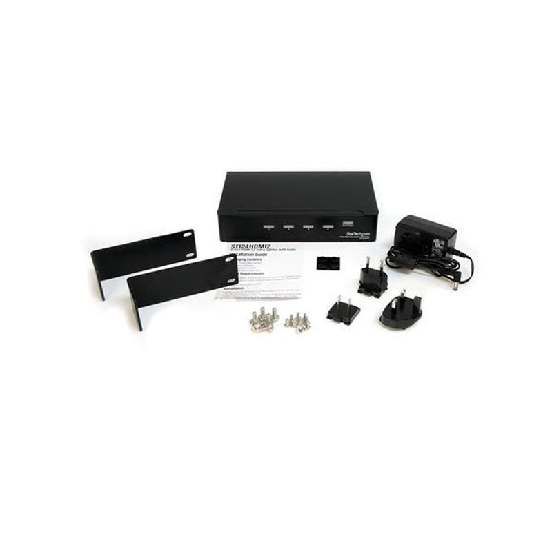 Commutatore HDMI Startech ST124HDMI2           Nero