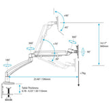 Supporto da Tavolo per Schermo Startech ARMSLIM