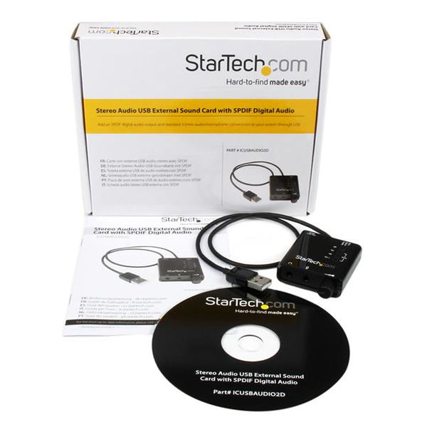 Carte audio startech icusbaudio2d