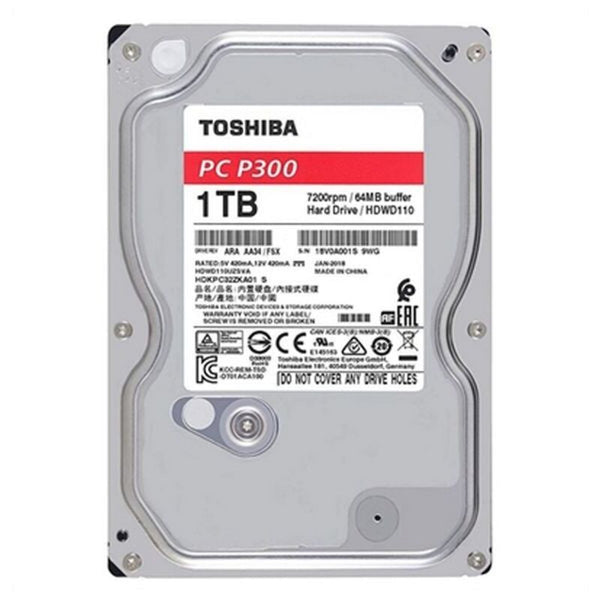 Hard Disk Toshiba HDWD110UZSVA 1 TB HDD 1 TB