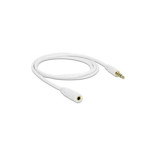 Cable Audio Jack (3,5 mm) DELOCK 84480 (1m) Blanco