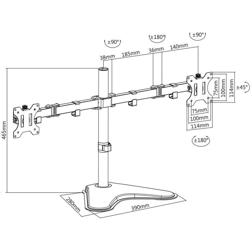 Supporto da Tavolo per Schermo V7 DS2FSD-2E