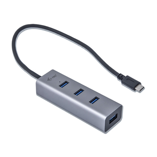 Hub USB i-Tec C31HUBMETAL403 USB x 4 Grigio