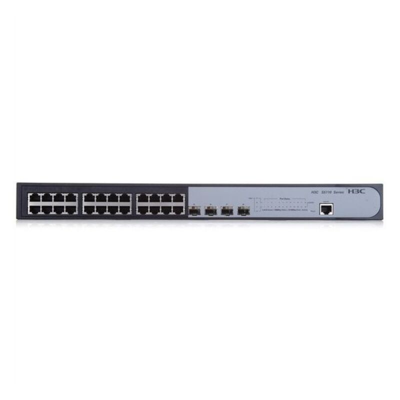 Commutateur h3c 9801a0jr 24 p 10/100/1000 Mbps 4 x SFP