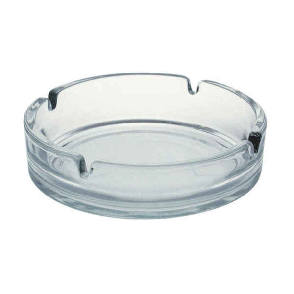 Cenicero de vidrio transparente apilable de luminarch (10.7 cm)