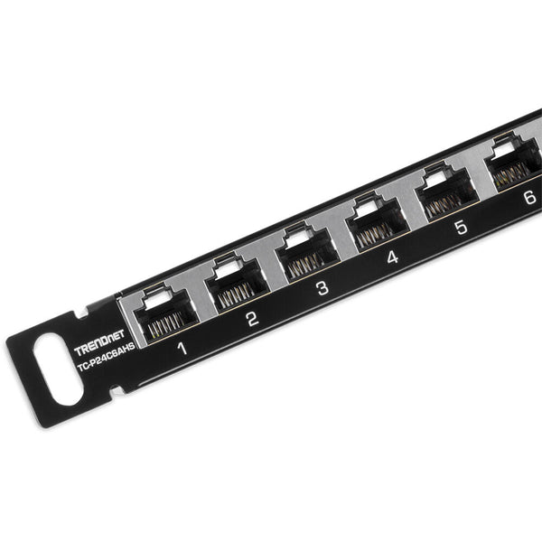 Patch Panel 24 Porte UTP Categoria 6 Trendnet TC-P24C6AHS