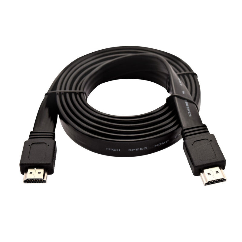 Cavo HDMI V7 V7HDMI4FL-02M-BK-1E  (2 m)