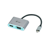 Adaptateur USB C avec VGA / HDMI I-TEC C31VGAHDMADA 4K Ultra HD 0,15 M