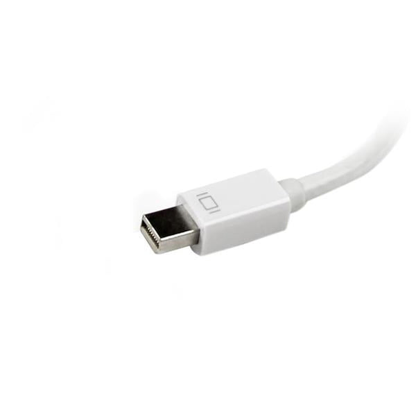 Mini DisplayPort -Adapter mit VGA/DVI/HDMI StartEch MDP2VGDVHDW Weiß