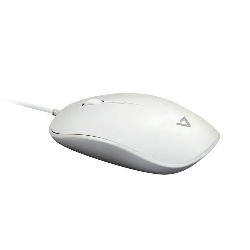 Mouse V7 MU200-WHT            Weiß