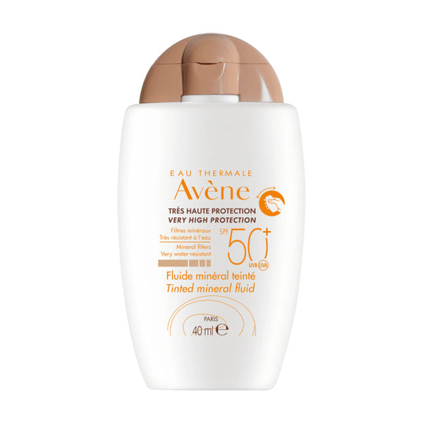 Protector Solar con Color Avene Fluide MIneral Spf 50+ (40 ml)