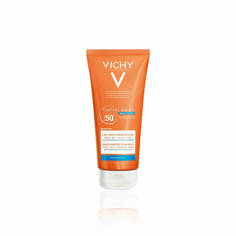 Protezione Solare Capital Soleil Lait Multi-Protection Vichy Spf 50+ (200 ml)