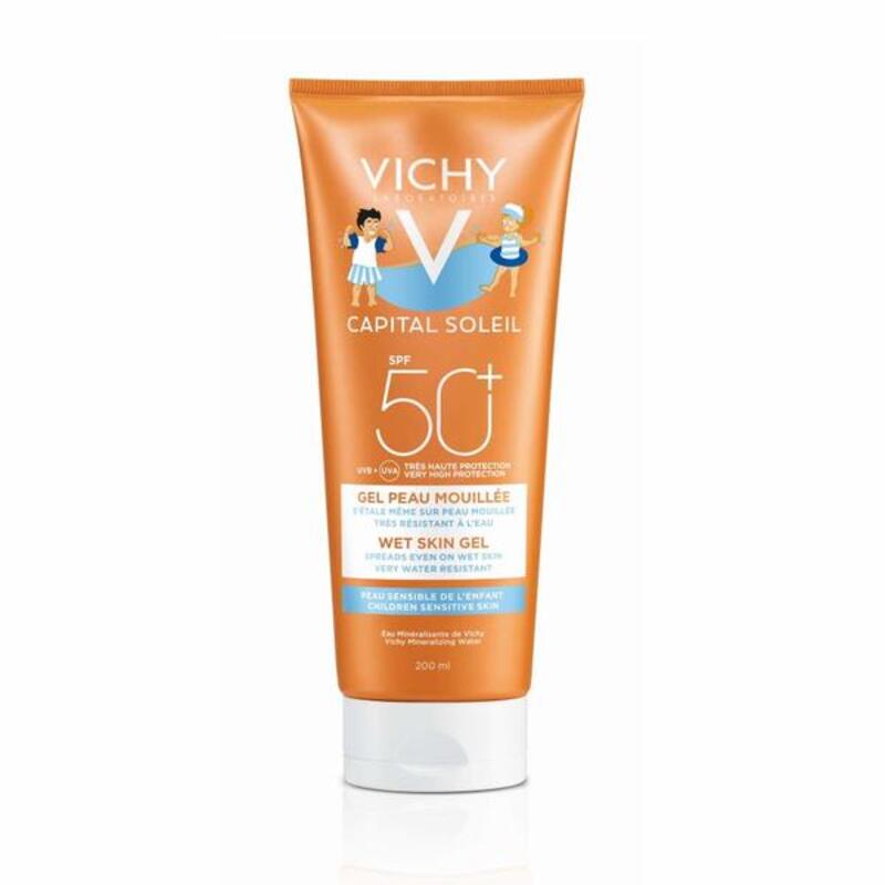 Protector Solar para Niños Vichy Capital Soleil Gel SPPF50+ (50 ml)