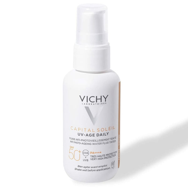 Protector Solar con Color Vichy UV-Age Daily SPF50+ Light (40 ml)