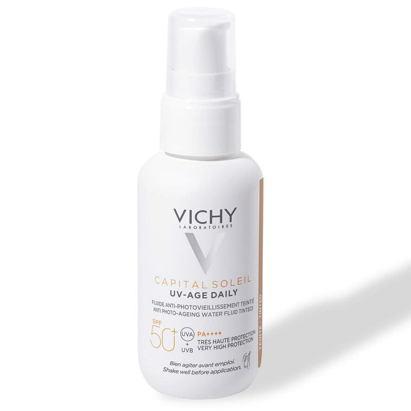 Protezione Solare Colorata Vichy UV-Age Daily SPF50+ Light (40 ml)