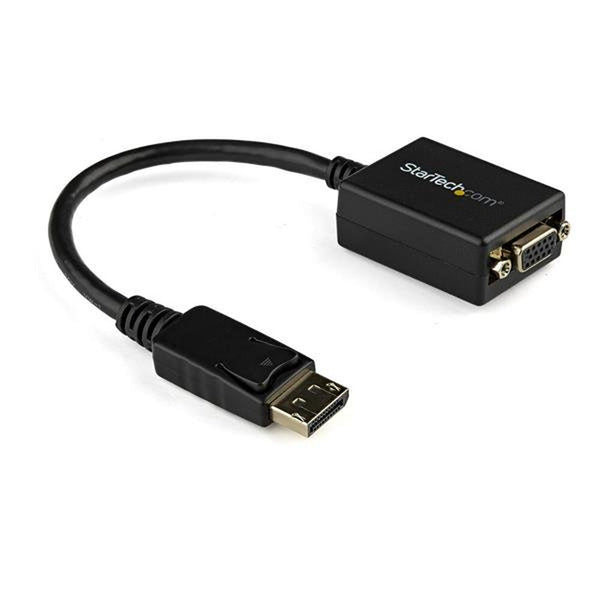 DisplayPort -Adapter mit VGA startEch dp2vga2 schwarz