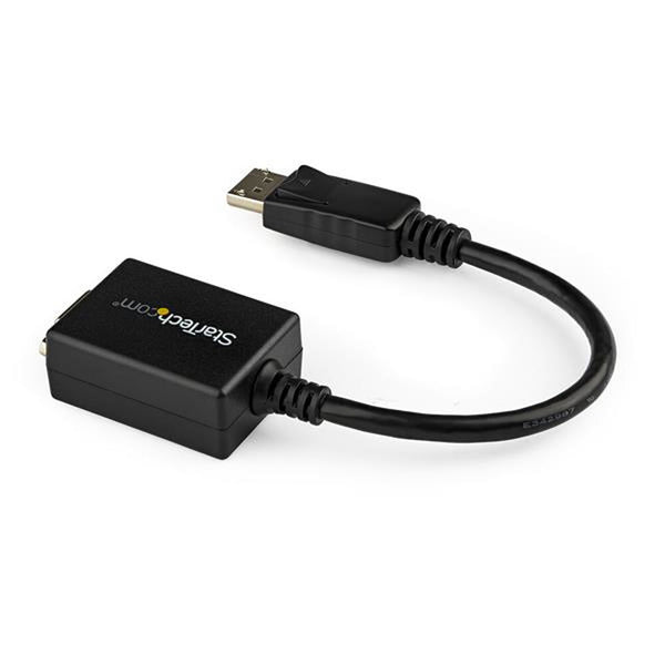 DisplayPort -Adapter mit VGA startEch dp2vga2 schwarz