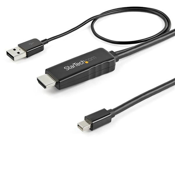 Mini Admond Adapter Advle mit HDMI StartEch HD2MDPMM1M 1 m Schwarz