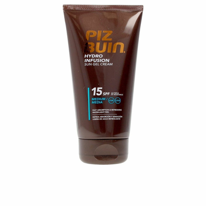 Protezione Solare Piz Buin Hydro Infusion Crema Gel SPF 15 (150 ml)