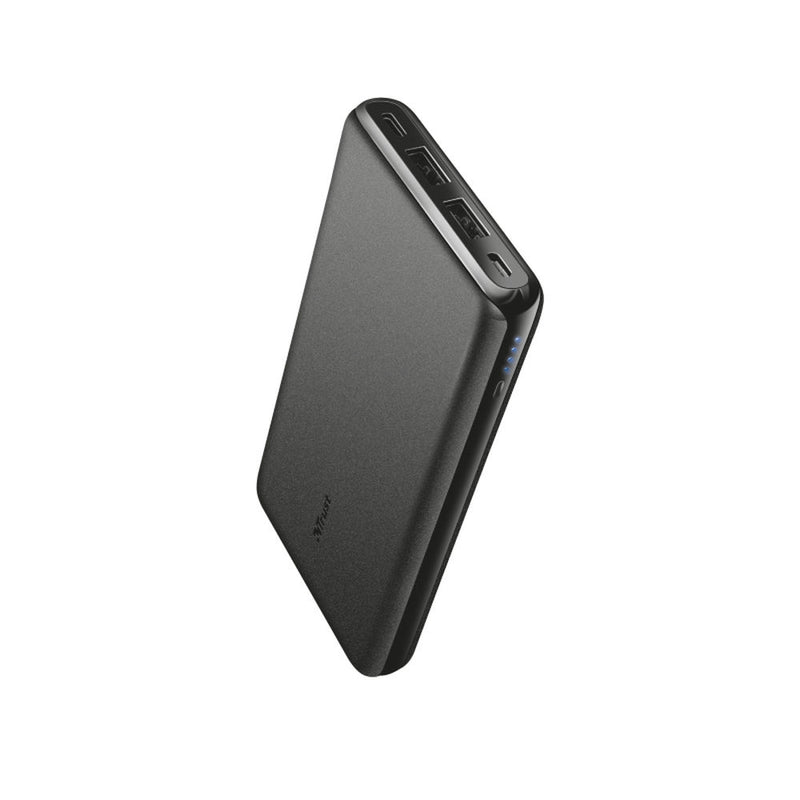 Powerbank Trust ESLA mince 10000 mAh Nero