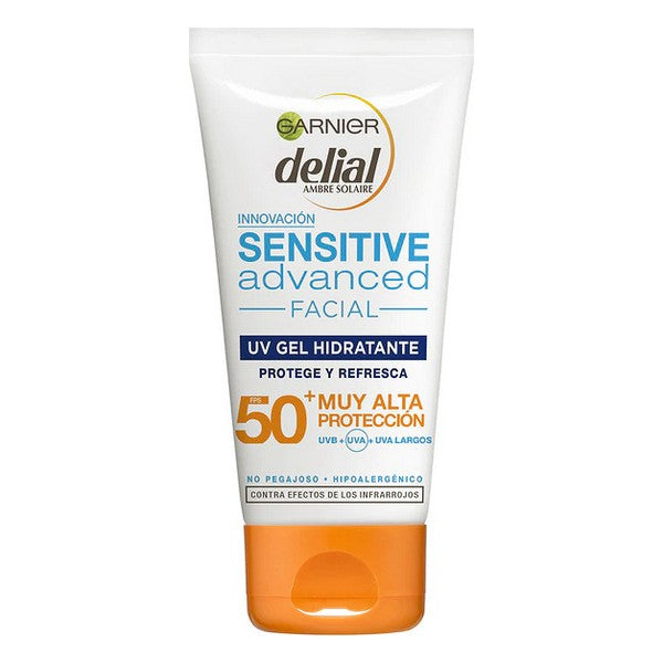 Protector Solar en Gel Sensitive Advanced Garnier Spf 50+ (50 ml)