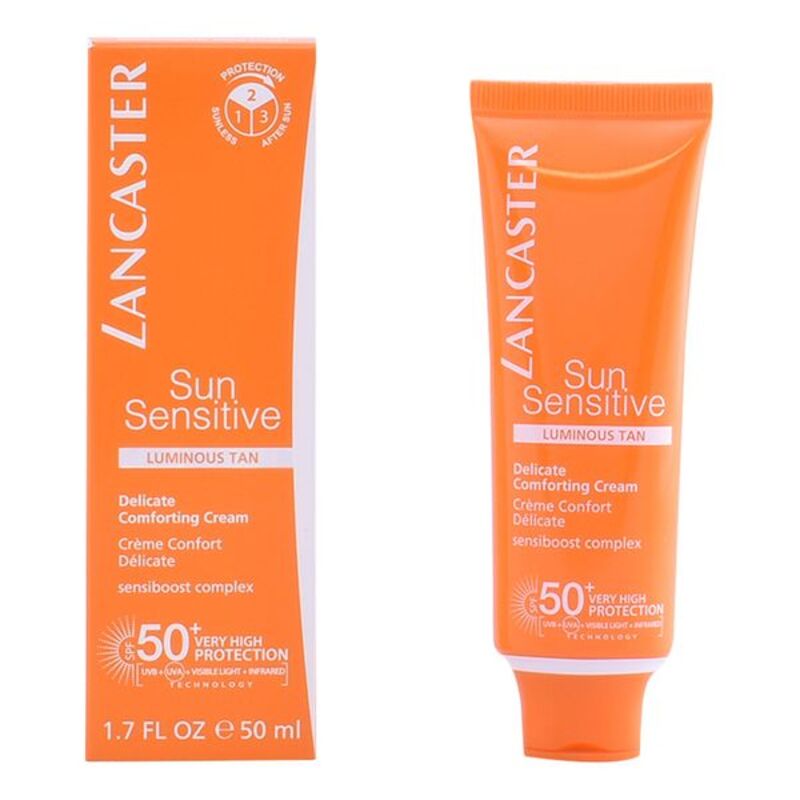 Protezione Solare Viso Sun Sensitive Lancaster Spf 50 (50 ml) (Unisex) (50 ml)