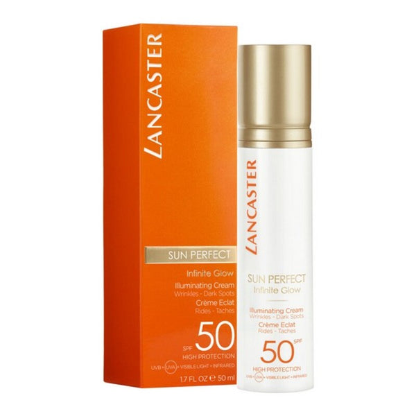 Protezione Solare Viso Sun Perfect Illuminating Lancaster Spf 50 (Unisex) (50 ml)