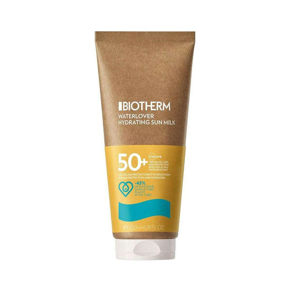 Protezione Solare Waterlover Hydrating Sun Milk Biotherm SPF 50+ (200 ml)