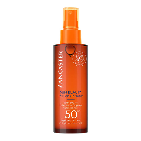 Olio Solare Lancaster Sun Beauty Fast Tan SPF50 (150 ml)