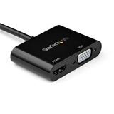 Mini Admond Adapter Admon mit HDMI/VGA StartEch MDP2Vgahd20 4K Ultra HD Schwarz