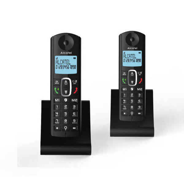 Teléfono Inalámbrico Alcatel F685 DUO Negro