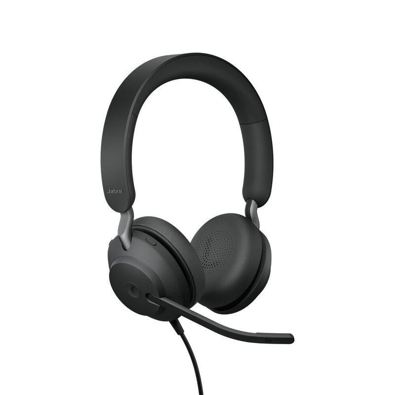 Kopfhörer mit Mikrofon Jabra Evolve2 40 Schwarz (Restauriert A)