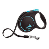 Guinzaglio per Cani Flexi BLACK DESIGN 5 m Azzurro Taglia M