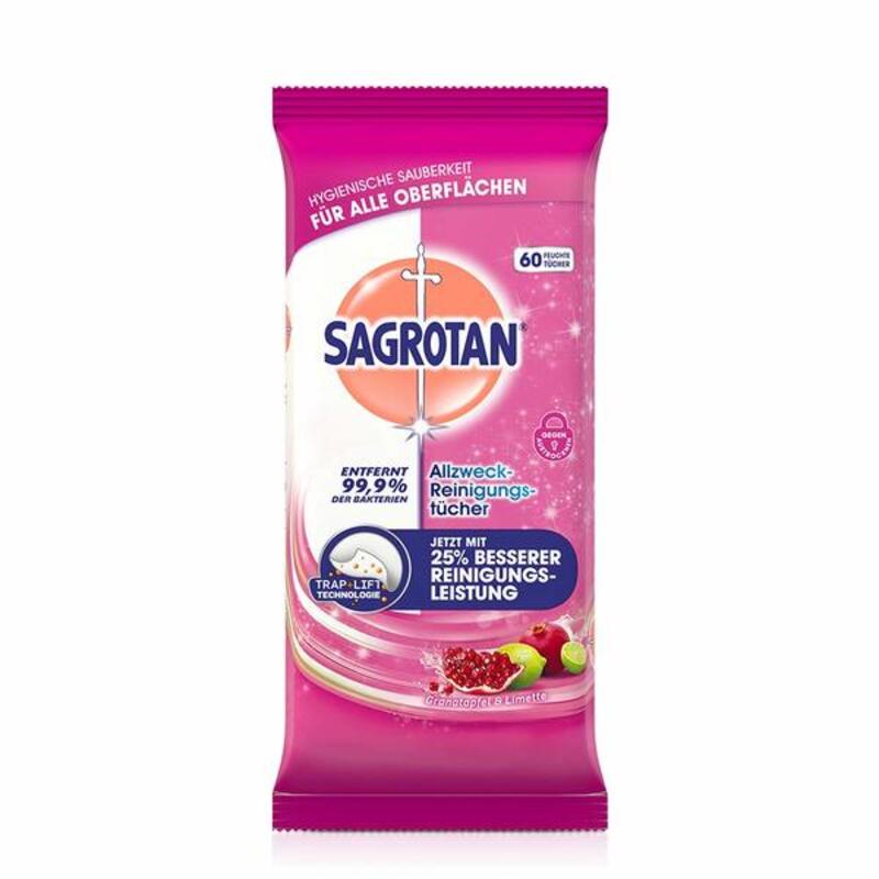 Lingettes Sagrotan multi-utilises (paquet 5) (reconditionné à +)