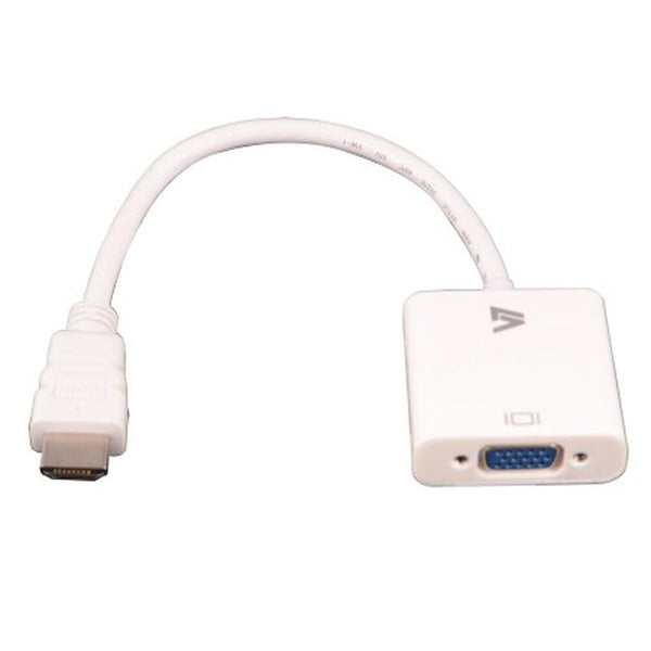 Adaptador HDMI con VGA V7 CBLHDAV-1E White