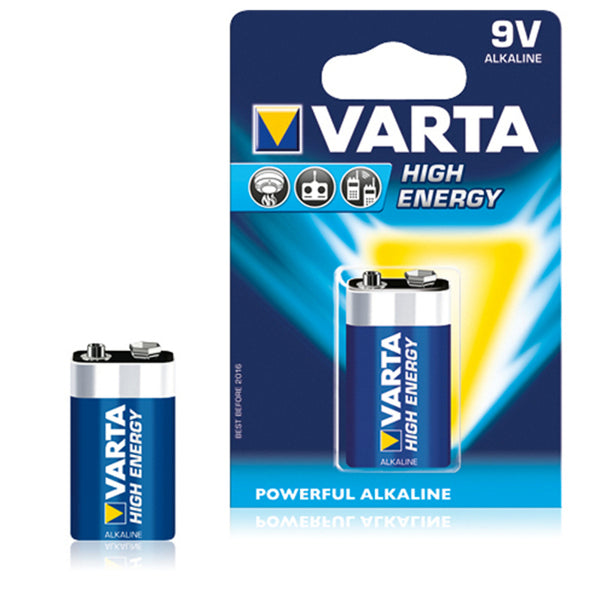 Batterien variieren 6LR61 9 V 580 mAh Hochenergie Azzurro