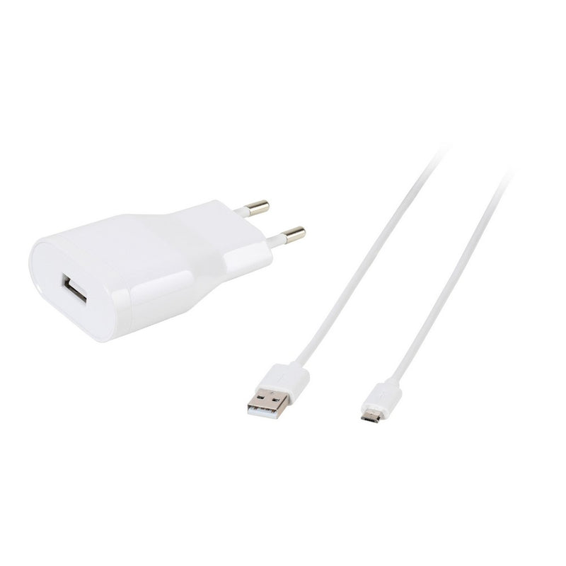 Charger mural Vivanco USB 2.4a blanc (1,2 m)