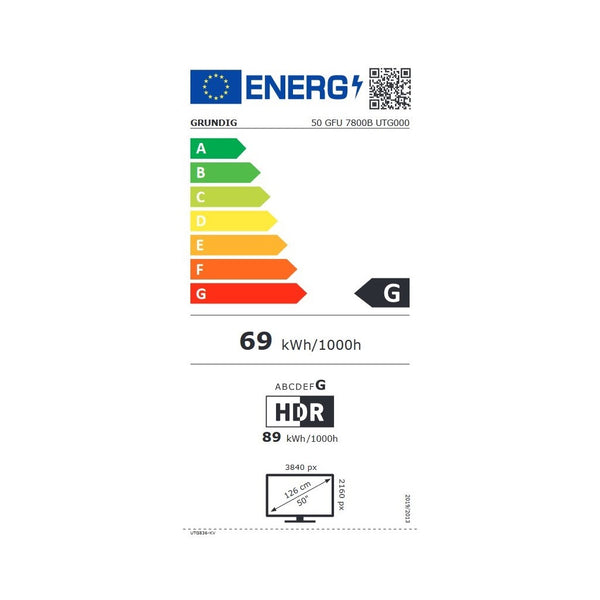 Smart TV Grundig 50GFU7800B 50 "4K Ultra HD LED WiFi